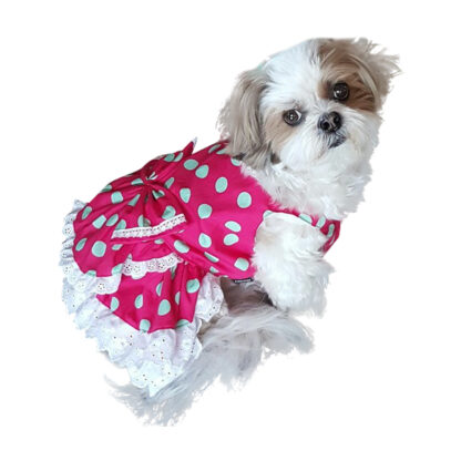 pretty-dog-dress-polka-dot-D347-DOG5