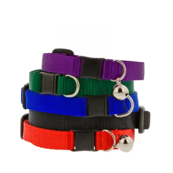 Lupine Basic Solids Safety Cat Collar with Bell