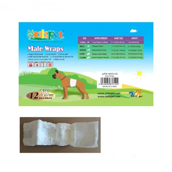Orien Pet Dog Male Wraps