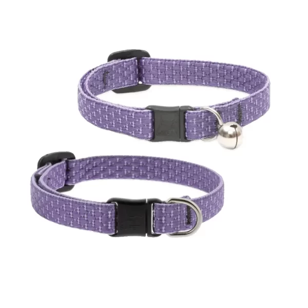 Eco Safety Cat Collar with Bell – Lilac