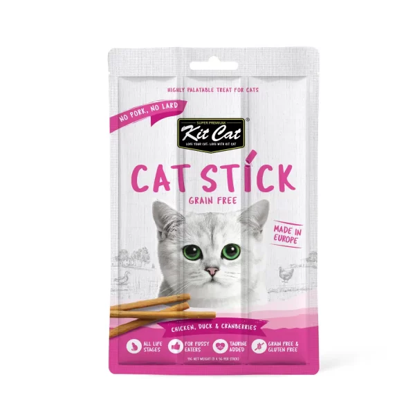 Kit Cat Grain Free Cat Stick Chicken & Salmon 15g