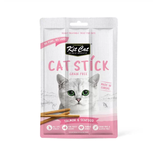 Kit Cat Grain Free Cat Stick Atlantic Salmon 15g