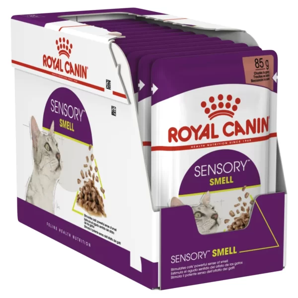 Royal Canin Feline Health Nutrition Sensory Smell Gravy (WET FOOD - POUCHES) 12x85G