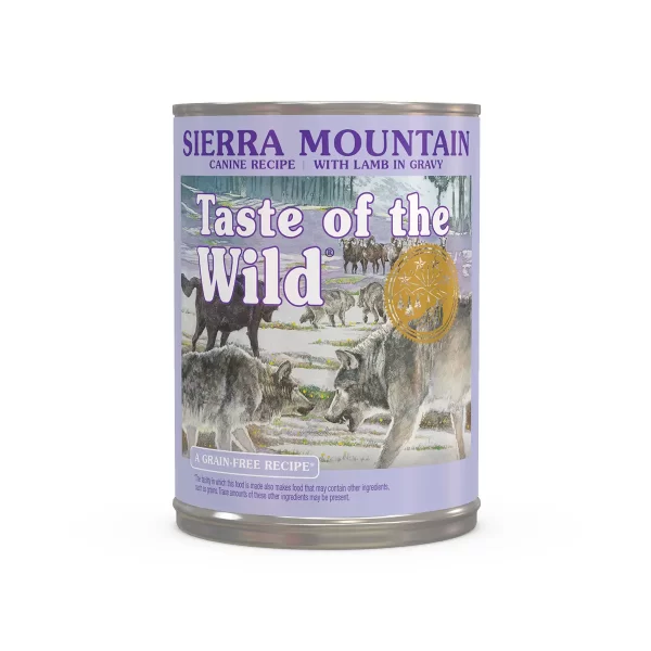 Taste of the Wild Sierra Mountain Dog Food in Gravy 390g