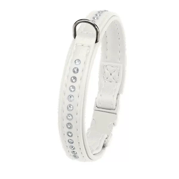 Ferplast Lux Dog Collar White XS/S - C15/28