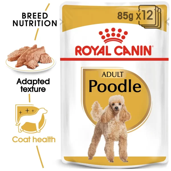 Royal Canin Breed Health Nutrition Poodle Adult (Wet Food - Pouches) 12 x 85