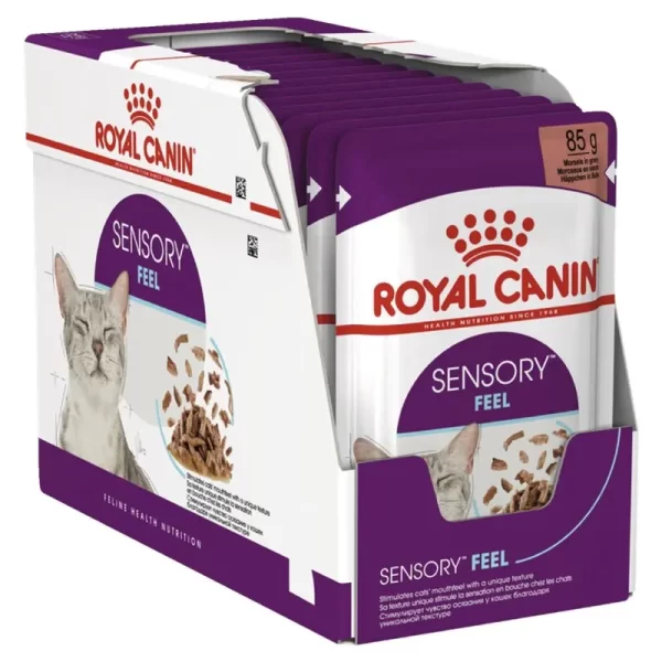 Royal Canin Feline Health Nutrition Sensory Feel Gravy (Wet Food - Pouches) 12 x 85 g