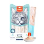 Wanpy Creamy Lickable Cat Treats – Tuna & Codfish (14gx5) Wanpy Creamy Lickable Cat Treats – Tuna & Codfish (14gx5)