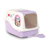 Cat Litter Box ARIEL(TOP FREE) with Cat Clipart