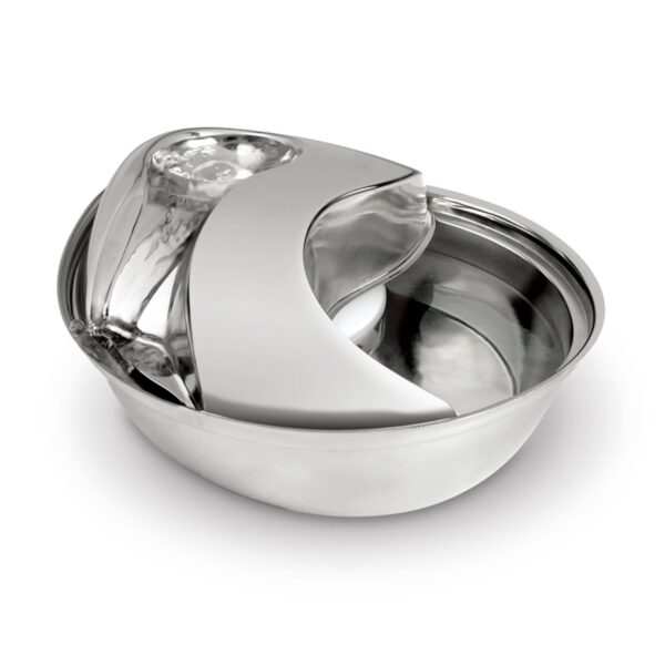 Big Raindrop Durable Pet Fountain 96oz (Stainless Steel)