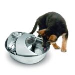 Big Raindrop Durable Pet Fountain 96oz (Stainless Steel)