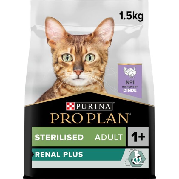 Purina Pro Plan Sterilised Adult 1+ Renal Plus Rich in Turkey 1.5Kg
