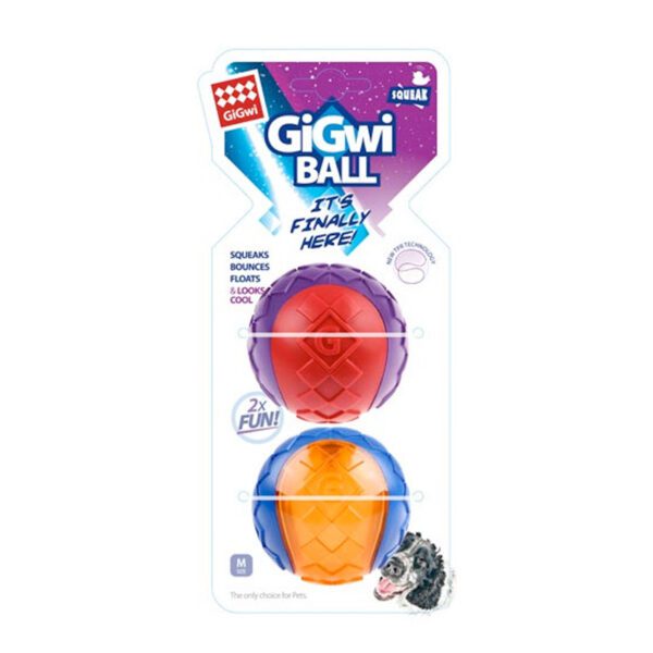 GiGwi Ball Squeaker (Large) – 2pk
