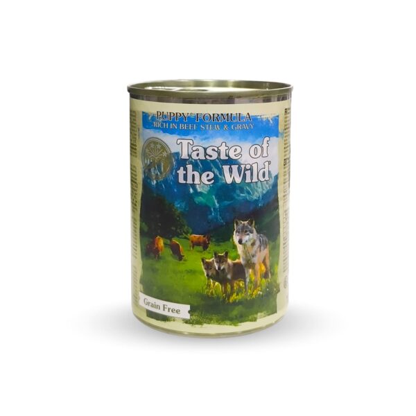 Taste of the Wild Puppy Formula rich in Beef Stew & Gravy -390g