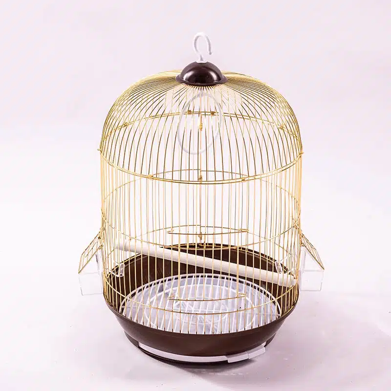 Crissy Round Gold Bird Cage
