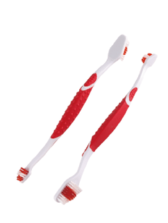 Taisy Double Toothbrush for Dog