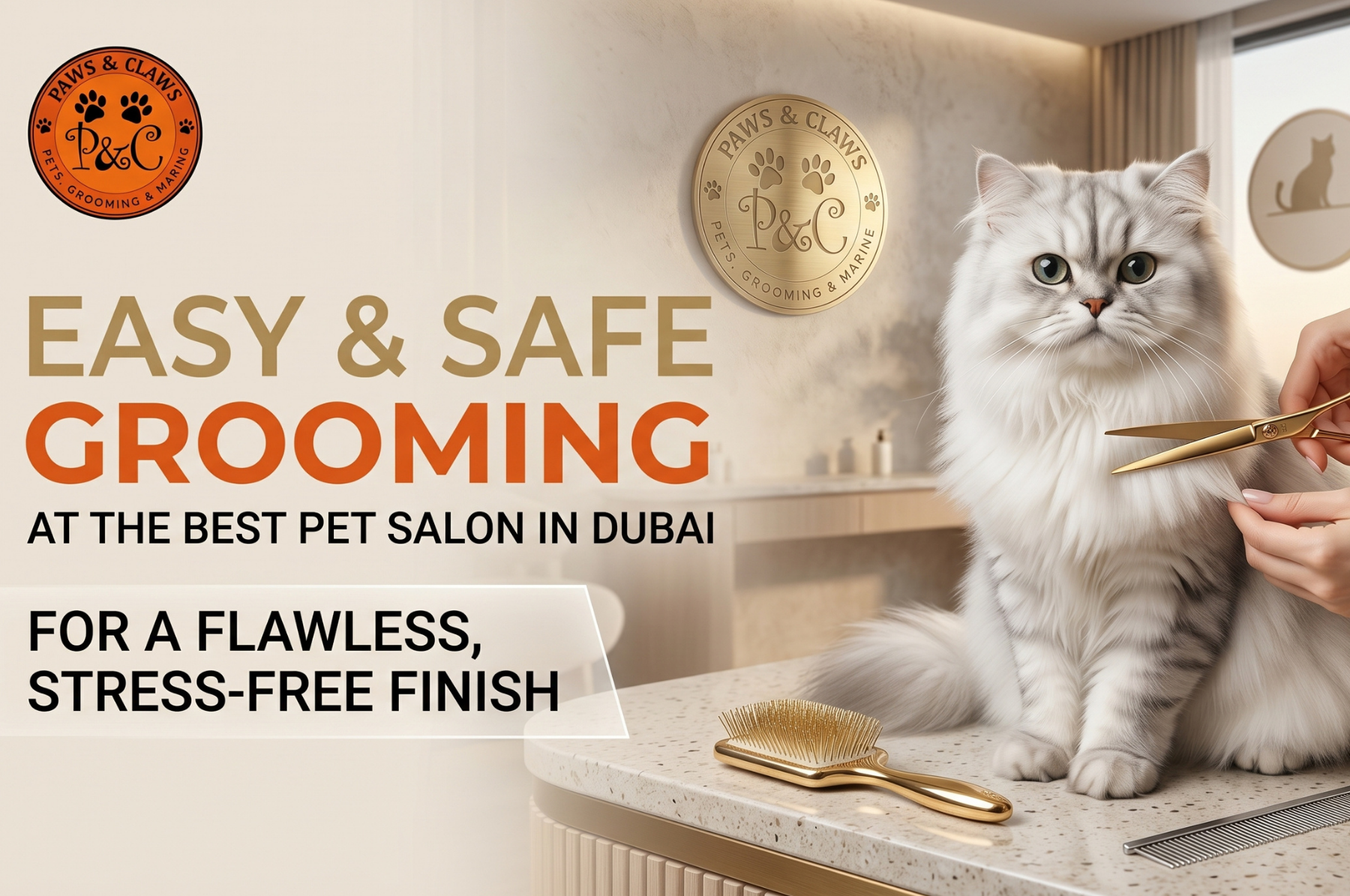 Easy & Safe Grooming at the Best Pet Salon in Dubai